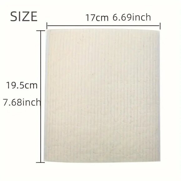 NEW Set of 3 Swedish Dishcloths - Lemon, Reusable Sponge Cloth, Biodegradable - Picture 2 of 2